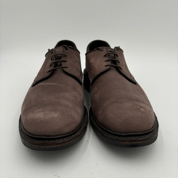 Allen Edmonds Men’s 9.5 Brown Suede Surrey Lace Up Nubuck Leather Derby Loafers main image 7